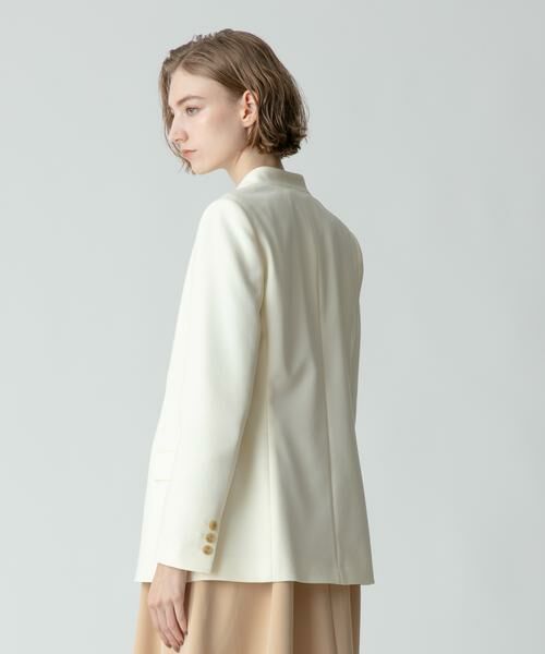 ＊＊allureville / アルアバイル ノーカラージャケット | ウールバーズアイノーカラージャケット | 詳細19