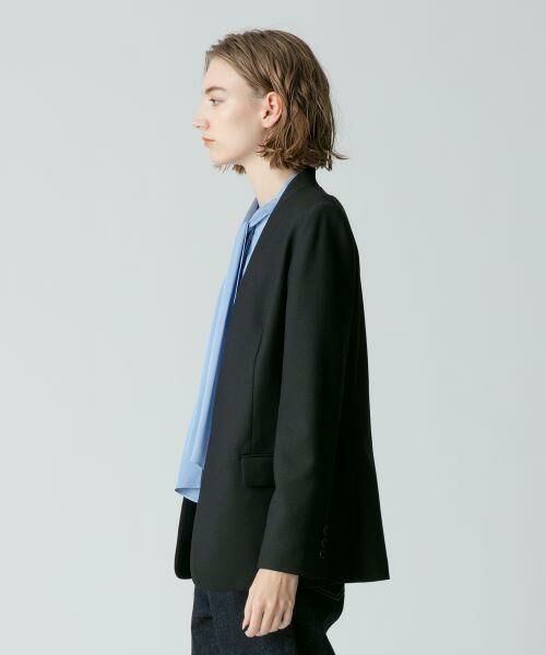 ＊＊allureville / アルアバイル ノーカラージャケット | ウールバーズアイノーカラージャケット | 詳細23