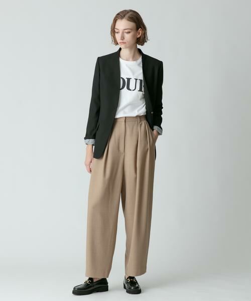 ＊＊allureville / アルアバイル ノーカラージャケット | ウールバーズアイノーカラージャケット | 詳細27