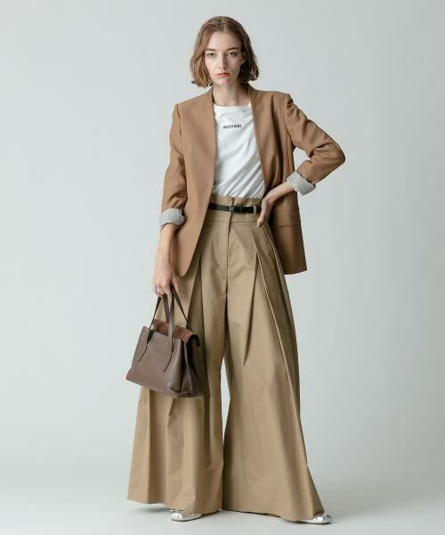 ＊＊allureville / アルアバイル ノーカラージャケット | ウールバーズアイノーカラージャケット | 詳細16