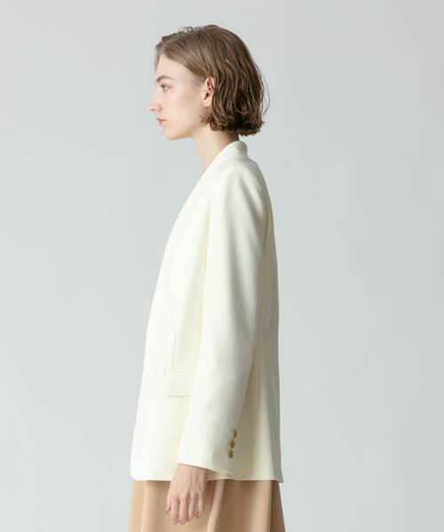 ＊＊allureville / アルアバイル ノーカラージャケット | ウールバーズアイノーカラージャケット | 詳細18