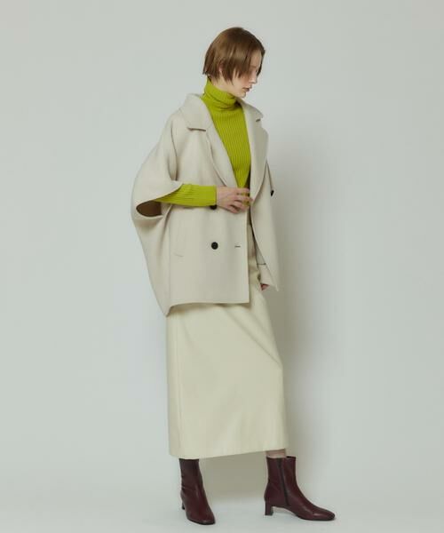 ＊＊allureville / アルアバイル スカート | フェイクレザーバックスリットスカート | 詳細10