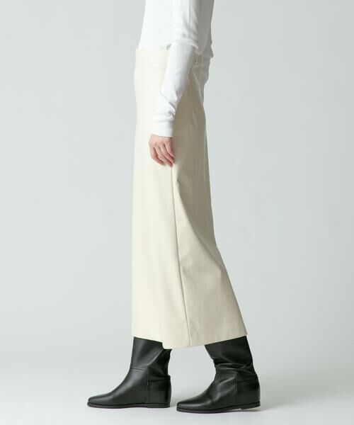 ＊＊allureville / アルアバイル スカート | フェイクレザーバックスリットスカート | 詳細12