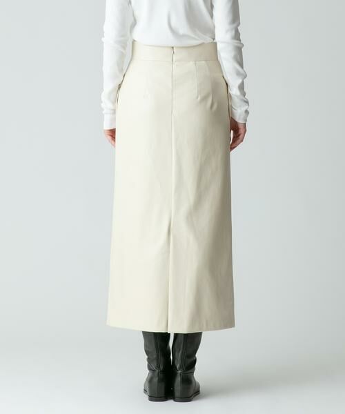 ＊＊allureville / アルアバイル スカート | フェイクレザーバックスリットスカート | 詳細13
