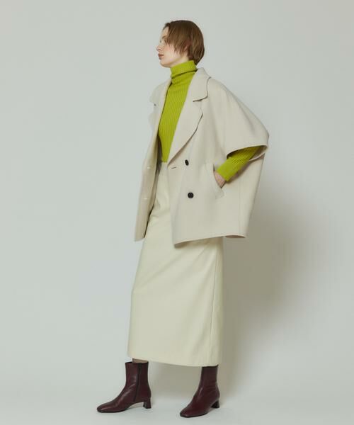 ＊＊allureville / アルアバイル スカート | フェイクレザーバックスリットスカート | 詳細9