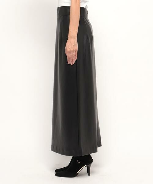 ＊＊allureville / アルアバイル スカート | フェイクレザーバックスリットスカート | 詳細16