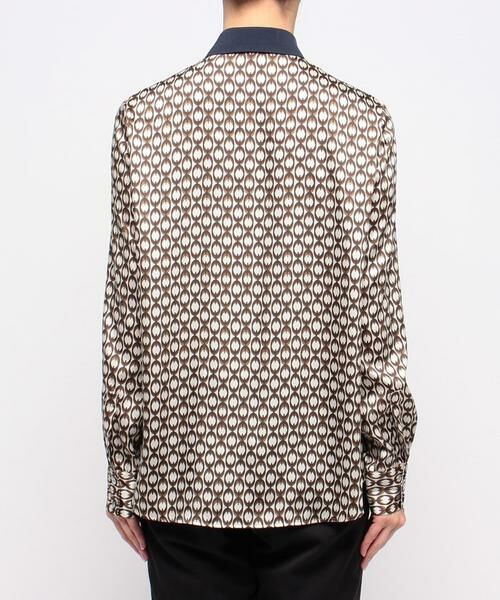 ＊＊allureville / アルアバイル シャツ・ブラウス | モダンチェーンプリント配色シャツ | 詳細3