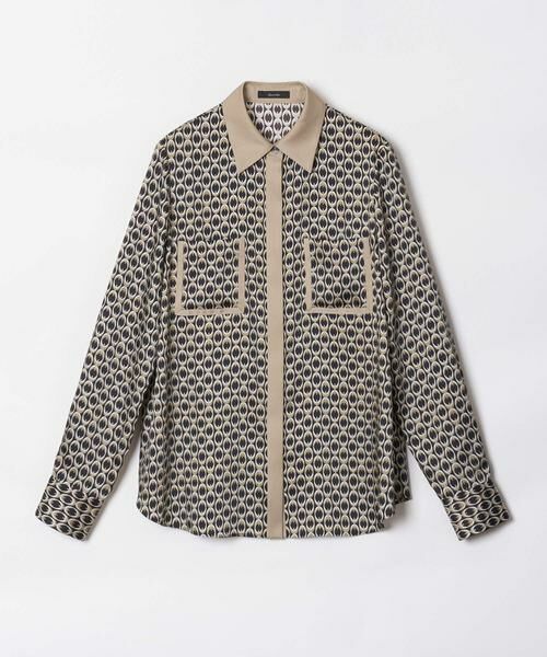 ＊＊allureville / アルアバイル シャツ・ブラウス | モダンチェーンプリント配色シャツ | 詳細17