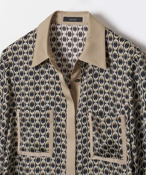＊＊allureville / アルアバイル シャツ・ブラウス | モダンチェーンプリント配色シャツ | 詳細19