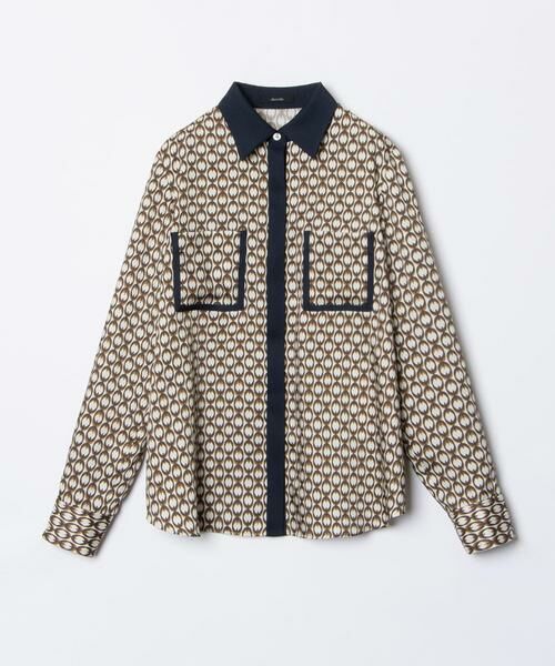 ＊＊allureville / アルアバイル シャツ・ブラウス | モダンチェーンプリント配色シャツ | 詳細22