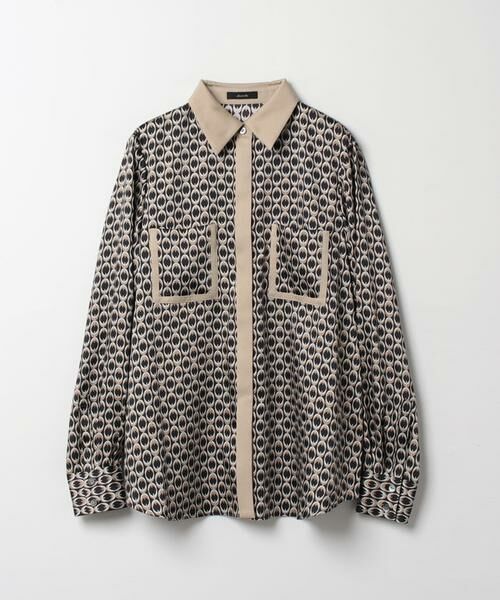 ＊＊allureville / アルアバイル シャツ・ブラウス | モダンチェーンプリント配色シャツ | 詳細9