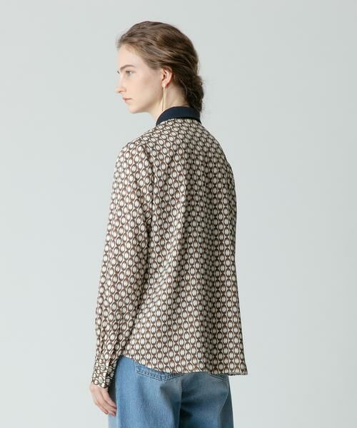 ＊＊allureville / アルアバイル シャツ・ブラウス | モダンチェーンプリント配色シャツ | 詳細15