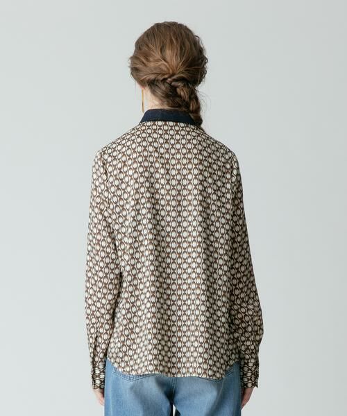 ＊＊allureville / アルアバイル シャツ・ブラウス | モダンチェーンプリント配色シャツ | 詳細16