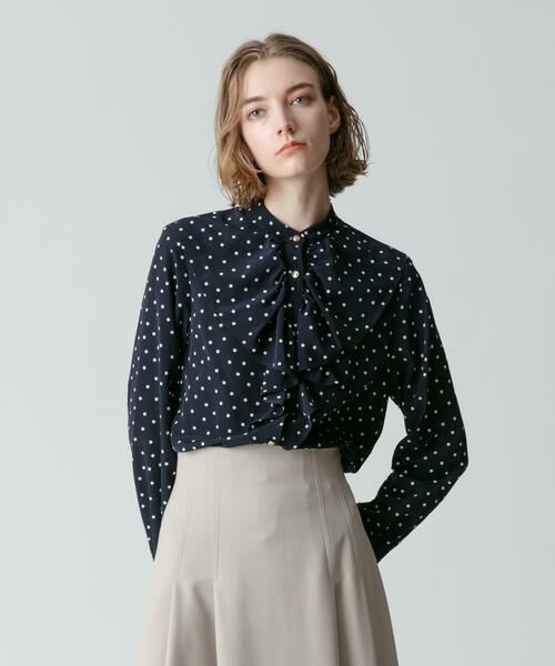 セール】 ドットフリルブラウス （シャツ・ブラウス
