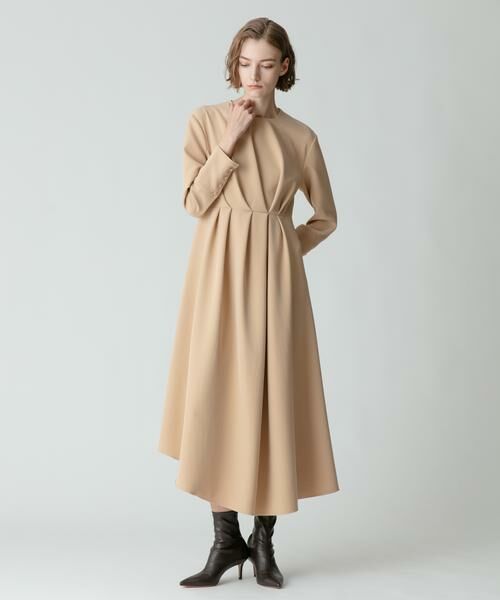 セール】 ダブルクロスアシンメトリーナローワンピース （ワンピース