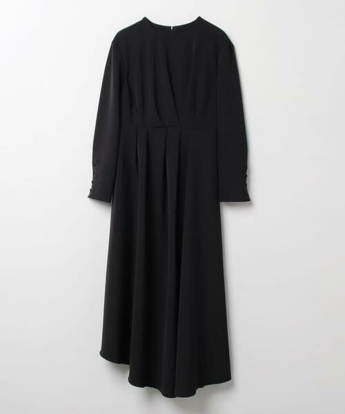 セール】 ダブルクロスアシンメトリーナローワンピース （ワンピース