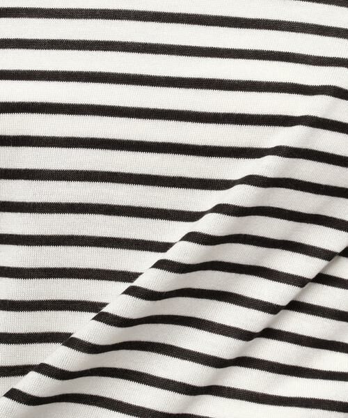 ＊＊allureville / アルアバイル カットソー | ウールボーダータートルプルオーバー | 詳細5