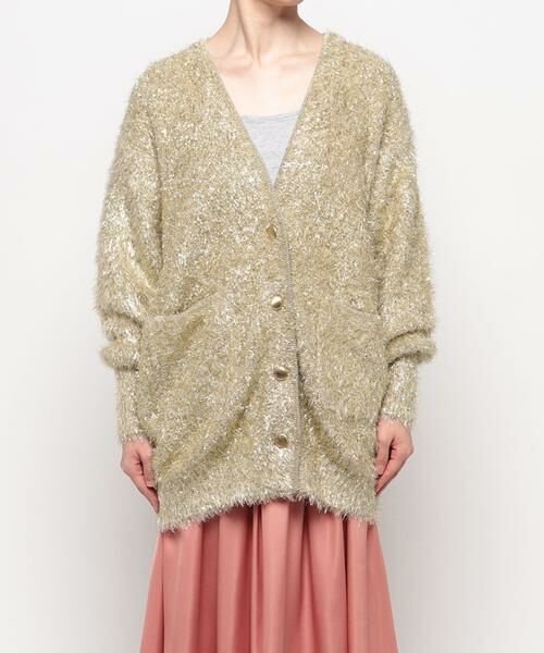 セール】 シャイニーフェザーカーディガン （カーディガン・ボレロ