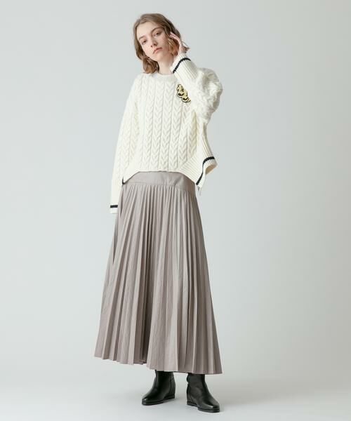 ケーブルイレヘムプルオーバー|allureville OFFICIAL SITE / ONLINE SHOP｜アルアバイル オフィシャル サイト