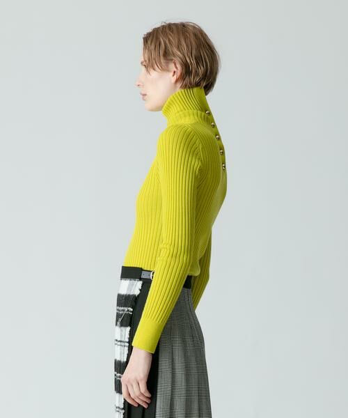 ＊＊allureville / アルアバイル ニット・セーター | 釦ディティール2WAY ネックリブプルオーバー | 詳細20