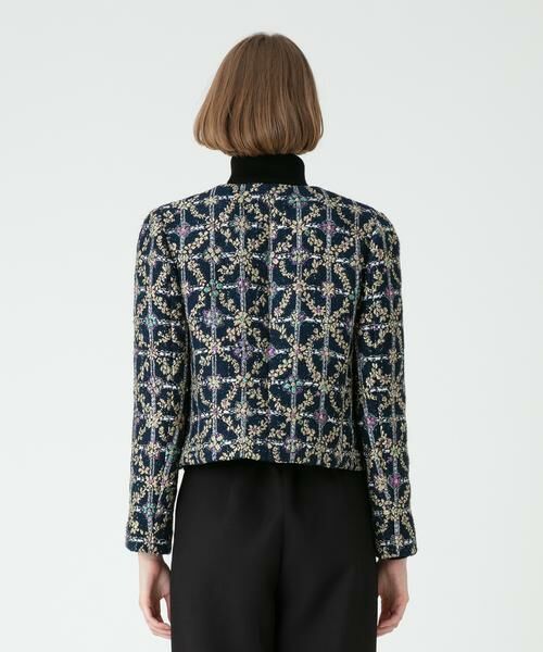 セール】 MALHIA KENTラメジャガード ジャケット （ノーカラー
