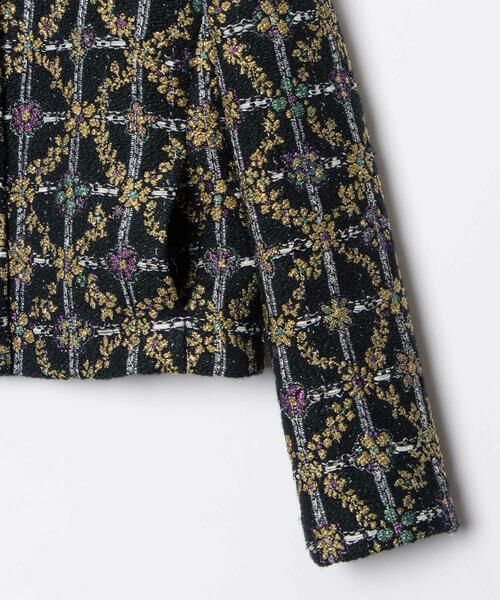 ルルウィルビー MALHIA KENTラメジャガードジャケット LOULOU WILLOUGHBY】MALHIA KENTラメジャガード ジャケット