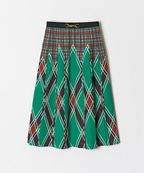 ＊＊allureville / アルアバイル スカート | アーガイルチェックプリーツスカート | 詳細13