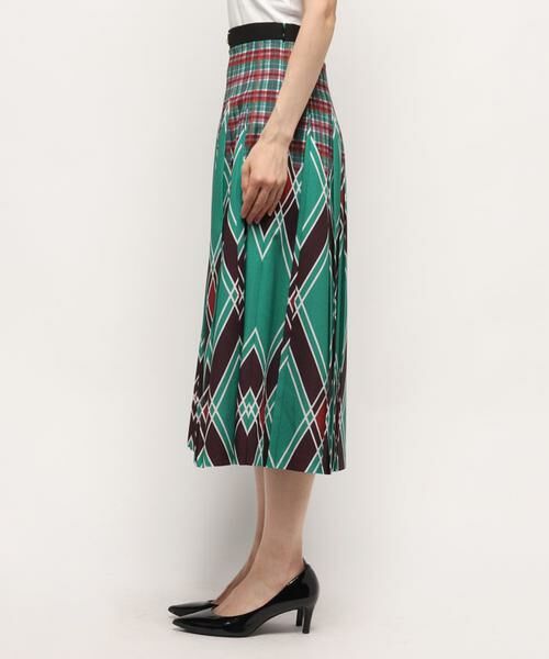 ＊＊allureville / アルアバイル スカート | アーガイルチェックプリーツスカート | 詳細2