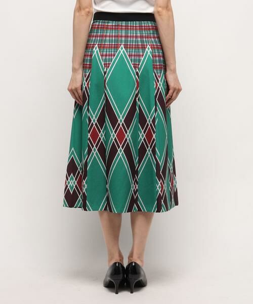 ＊＊allureville / アルアバイル スカート | アーガイルチェックプリーツスカート | 詳細3