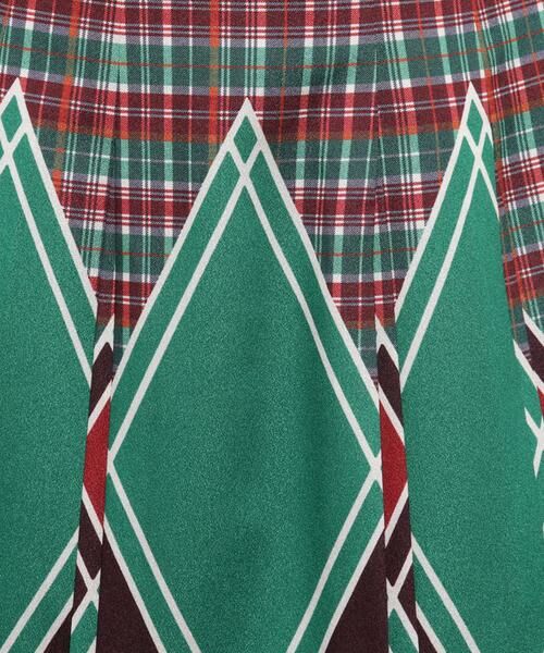 ＊＊allureville / アルアバイル スカート | アーガイルチェックプリーツスカート | 詳細6