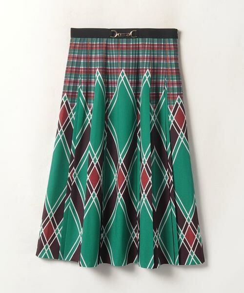 ＊＊allureville / アルアバイル スカート | アーガイルチェックプリーツスカート | 詳細7