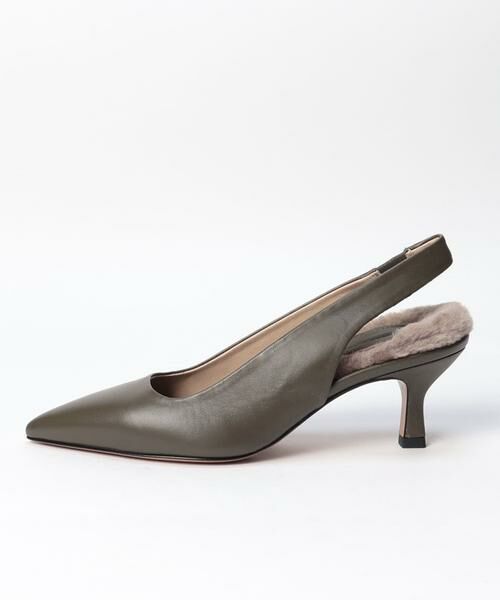 ＊＊allureville / アルアバイル パンプス | ファーインソールスリングバック | 詳細1