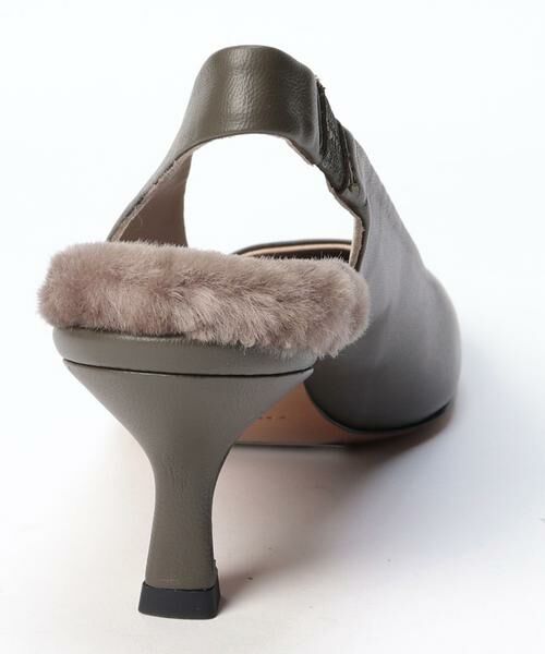 ＊＊allureville / アルアバイル パンプス | ファーインソールスリングバック | 詳細2