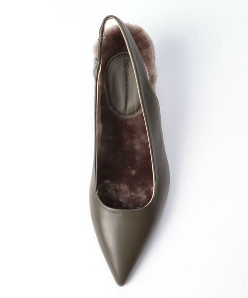 ＊＊allureville / アルアバイル パンプス | ファーインソールスリングバック | 詳細4