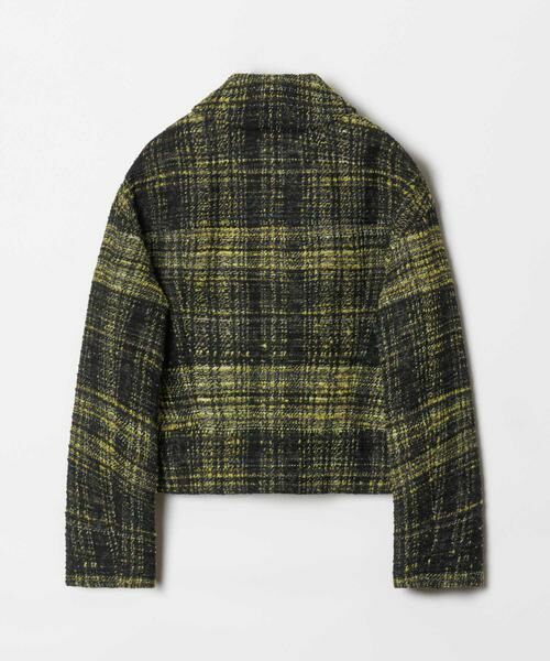 アルアバイル　ルルウィルビー リングツイードステンカラージャケット LOULOU WILLOUGHBY】リングツイードステンカラージャケット