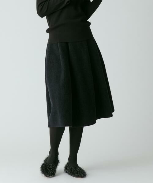 セール】 モールWフェイスニットスカート （スカート  