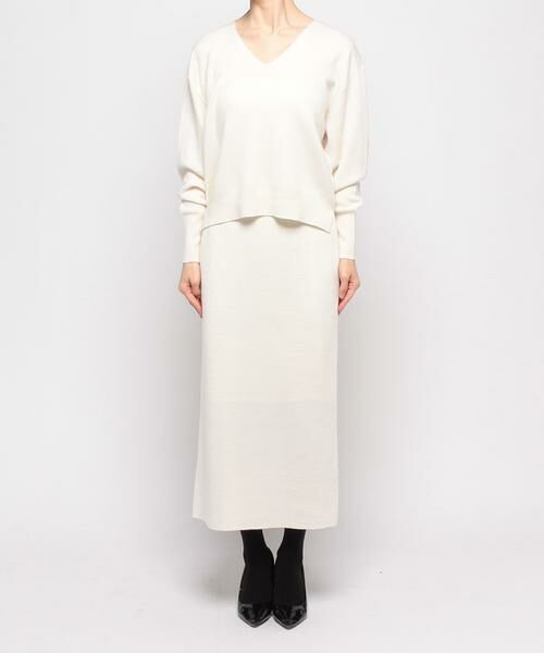 ＊＊allureville / アルアバイル スカート | ウールスムースタイトスカート | 詳細7