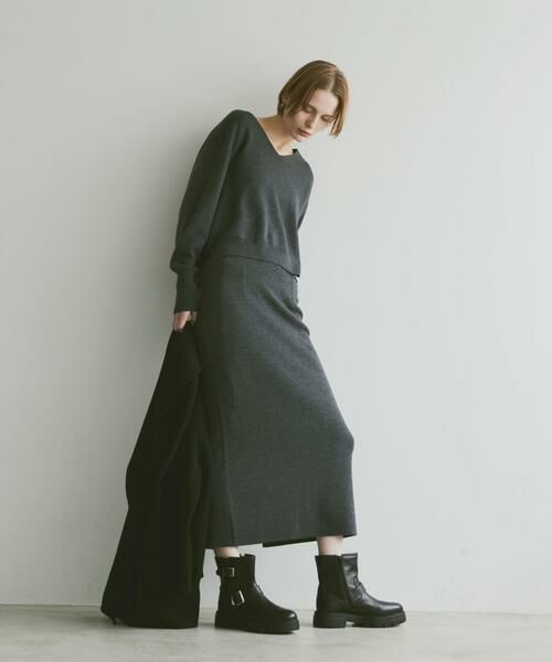 ＊＊allureville / アルアバイル スカート | ウールスムースタイトスカート | 詳細19