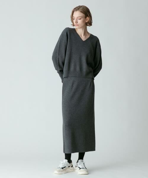 ウールスムースタイトスカート （スカート）｜＊＊allureville