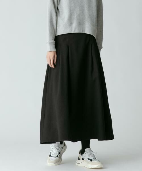 ＊＊allureville / アルアバイル スカート | ポリエステル調フランネルフレアスカート | 詳細14