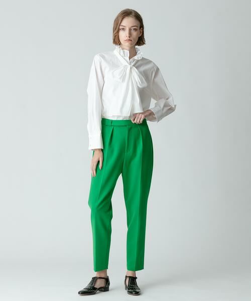 ＊＊allureville / アルアバイル パンツ | ダブルクロステーパードタックパンツ | 詳細13