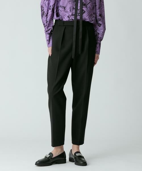 ＊＊allureville / アルアバイル パンツ | ダブルクロステーパードタックパンツ | 詳細15