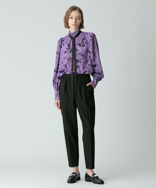 ＊＊allureville / アルアバイル パンツ | ダブルクロステーパードタックパンツ | 詳細19