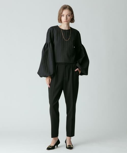 ＊＊allureville / アルアバイル パンツ | ダブルクロステーパードタックパンツ | 詳細20