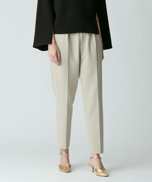＊＊allureville / アルアバイル パンツ | ダブルクロステーパードタックパンツ | 詳細3
