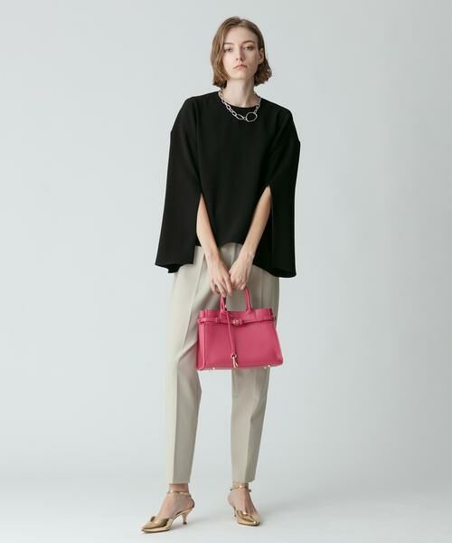 ＊＊allureville / アルアバイル パンツ | ダブルクロステーパードタックパンツ | 詳細8