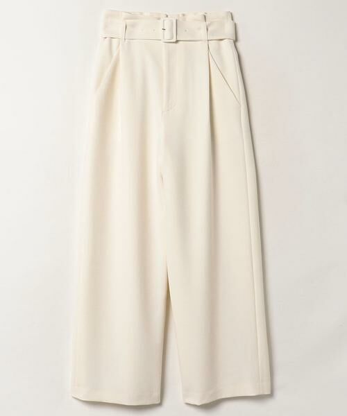 ＊＊allureville / アルアバイル パンツ | ウールライクポリBIGバックルパンツ | 詳細7