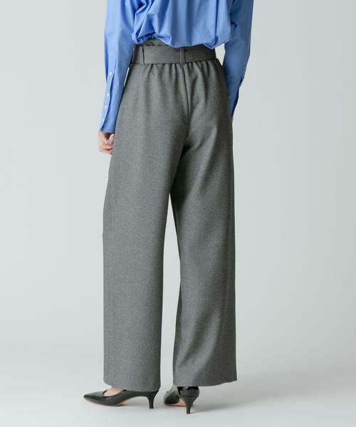 ＊＊allureville / アルアバイル パンツ | ウールライクポリBIGバックルパンツ | 詳細19