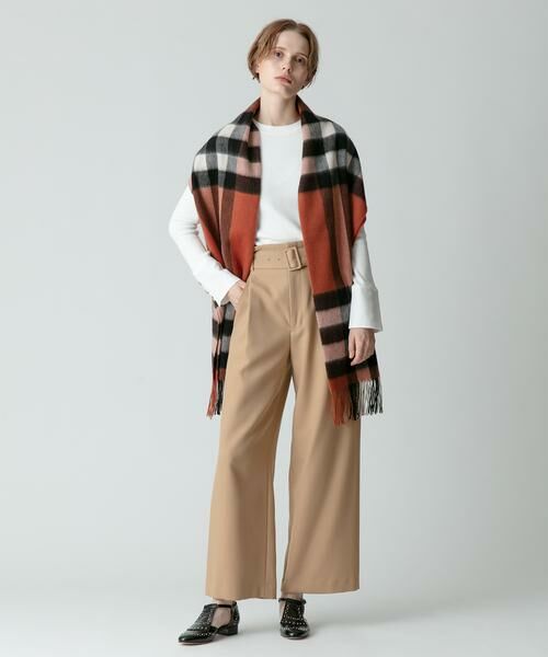 ＊＊allureville / アルアバイル パンツ | ウールライクポリBIGバックルパンツ | 詳細22