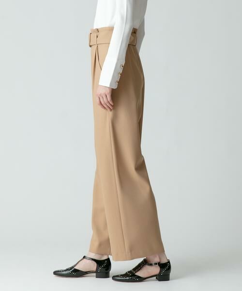＊＊allureville / アルアバイル パンツ | ウールライクポリBIGバックルパンツ | 詳細23